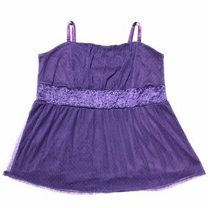 Torrid Purple Lace Blouse